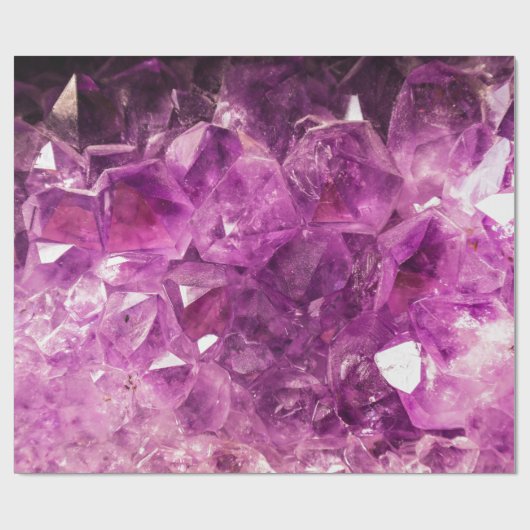 Healing Amethyst Gemstone Cadeaupapier (Vlak)