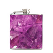 Healing Amethyst Gemstone Heupfles (Voorkant)