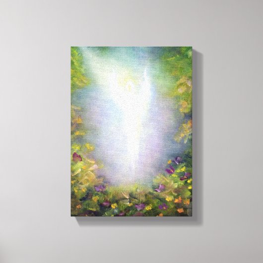 Healing Angel Art Print op Canvas (Voorkant)