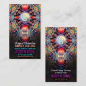 Healing Blue Light Energy Visitekaartje (Voorkant / Achterkant)