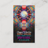 Healing Blue Light Energy Visitekaartje (Voorkant)