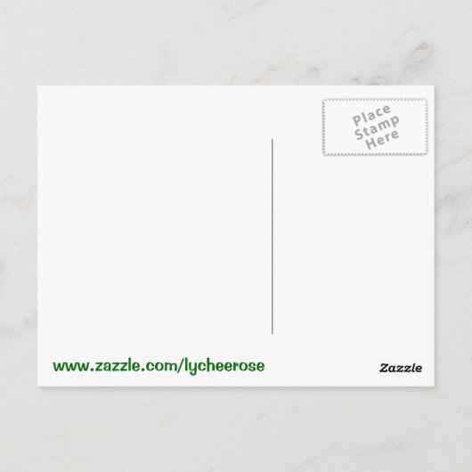 Healing Buddha briefkaart (Achterkant)