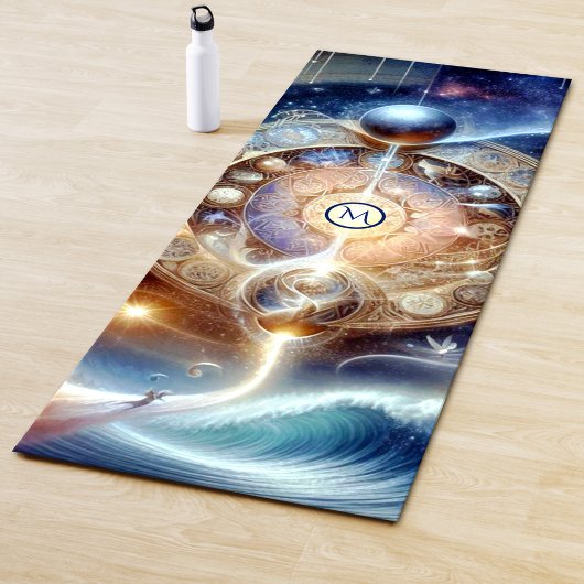 Healing Celestial Spiritueel Wave Monogram Yogamat