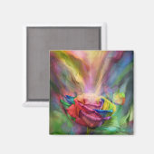 Healing Chakra Roos Kunstmagneet Magneet (Voorkant / Achterkant)
