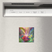 Healing Chakra Roos Kunstmagneet Magneet (Insitu (Vaatwasser))