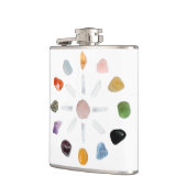 *~* Healing Chakra Stones Crystal Grid Energy Heupfles (Links)