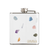 *~* Healing Chakra Stones Crystal Grid Energy Heupfles (Achterkant)