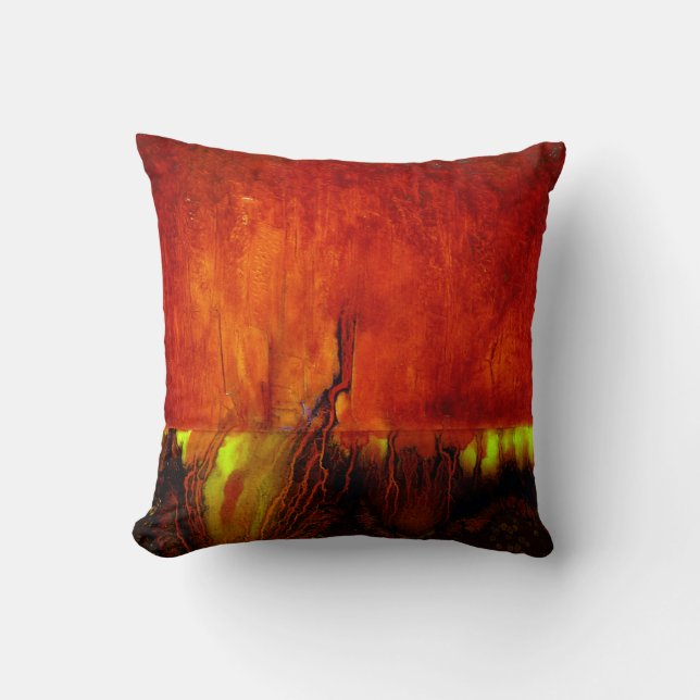 Healing Colours RED Sierkussen van Leanne Venier (Voorkant)