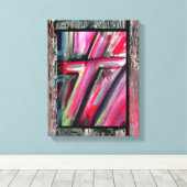 Healing Cross Canvas Afdruk (Insitu (Houten vloer))