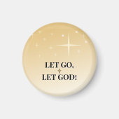 Healing Cross Let Go Let God Stars Magneet (Voorkant)