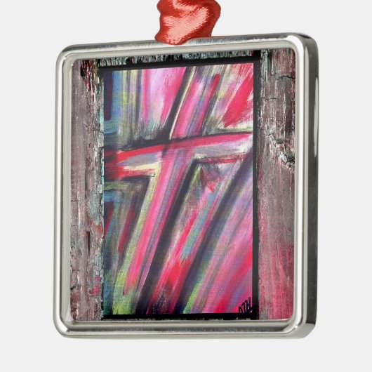 Healing Cross Metalen Ornament (Links)