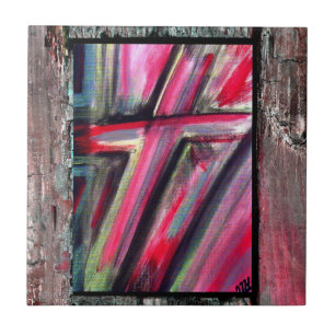Healing Cross Tegeltje
