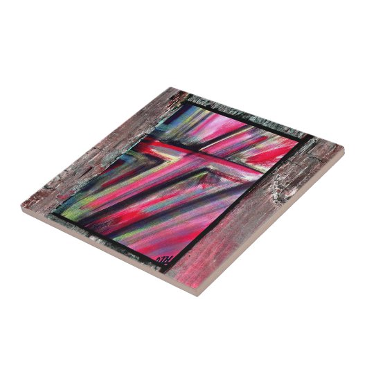 Healing Cross Tegeltje (Zijkant)