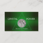 Healing Crystal Ball Visitekaartje (Voorkant)