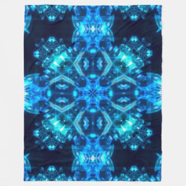 Healing Crystal Light is Energy Mandala Fleece Deken