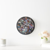 Healing Crystal/Stone Clock Ronde Klok (Huis)
