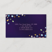 Healing Crystals Foliage Ornament Visitekaartje (Achterkant)