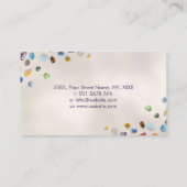 Healing Crystals Foliage Ornament Visitekaartje (Achterkant)