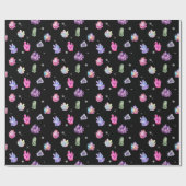 Healing Crystals Wrapping Paper Cadeaupapier (Vlak)