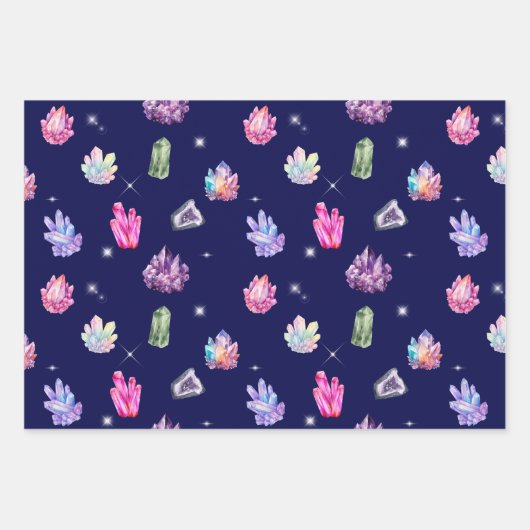 Healing Crystals Wrapping Paper Set (Voorkant 2)