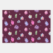 Healing Crystals Wrapping Paper Set (Voorkant)