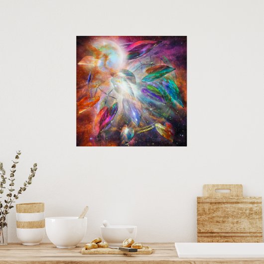 Healing - Dreams of Love Fine Art Poster/Print Poster (Keuken)