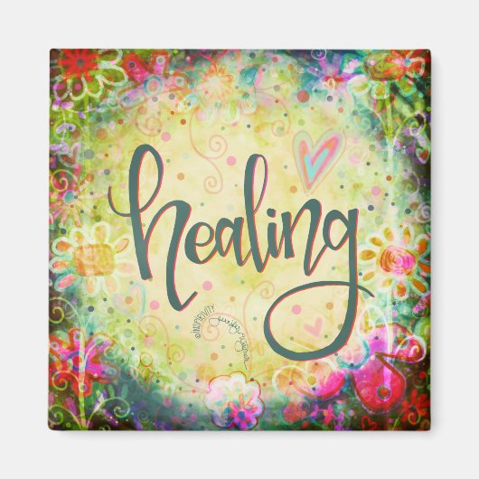 "Healing" ÉÉN WORD Inspiron Magnet (Voorkant)
