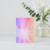 *"~* Healing Energy Hands Directing Healing Rays Visitekaartje (Staand voorkant)