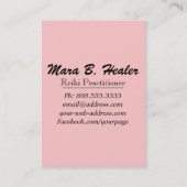 *"~* Healing Energy Hands Directing Healing Rays Visitekaartje (Achterkant)