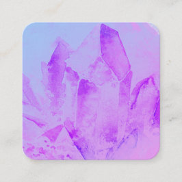 *~* Healing Energy Massage Yoga Reiki Crystal Vierkante Visitekaartje