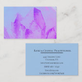 *~* Healing Energy Massage Yoga Reiki Crystal Visitekaartje (Voorkant / Achterkant)