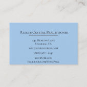*~* Healing Energy Massage Yoga Reiki Crystal Visitekaartje (Achterkant)