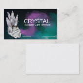 Healing Energy - Mineral Quartz Crystals Visitekaartje (Voorkant / Achterkant)