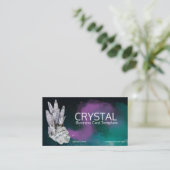 Healing Energy - Mineral Quartz Crystals Visitekaartje (Staand voorkant)