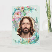 Healing Gebed Custom Get Well Binnenkort Jesus Flo Kaart (Voorkant)