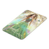 Healing Green Forest Angel – Engelen lopen naast j Magneet (Linkerzijde)