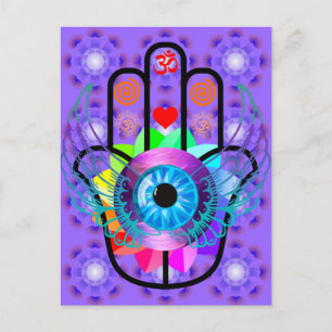 Healing Hamsa briefkaart