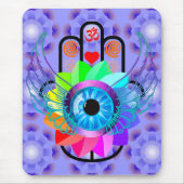 Healing Hamsa mousepad Muismat (Voorkant)