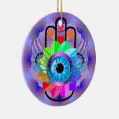 Healing Hamsa-ornament Keramisch Ornament (Rechts)