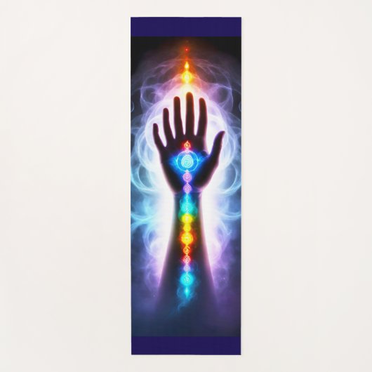 Healing Hand Chakra Yoga Mat (Voorkant)