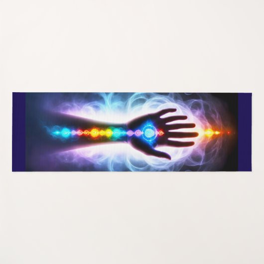 Healing Hand Chakra Yoga Mat (Voorkant (horizontaal))