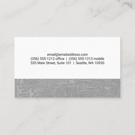 Healing Hand Logo | Massagetherapie sessie Visitekaartje (Achterkant)