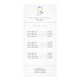 Healing Hand Logo Reiki, Massage, Wellness Reclamekaart