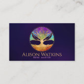 Healing Handen Boom van het leven Visitekaartje (Voorkant)