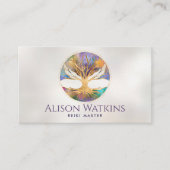 Healing Handen Boom van het leven Visitekaartje (Voorkant)