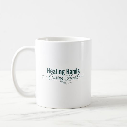 Healing Hands, Caring Heart Koffiemok (Links)