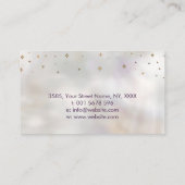 Healing Hands - Chakras - Lotus on Moeder parel Visitekaartje (Achterkant)