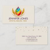 Healing Hands - Chakras - Lotus Petal Visitekaartje (Voorkant / Achterkant)