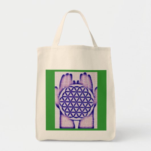 Healing Hands die de ventilator van het leven vast Tote Bag (Voorkant)