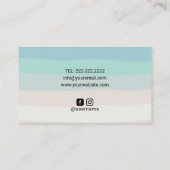 Healing Hands- en Heart Massage Therapy Beach Colo Visitekaartje (Achterkant)